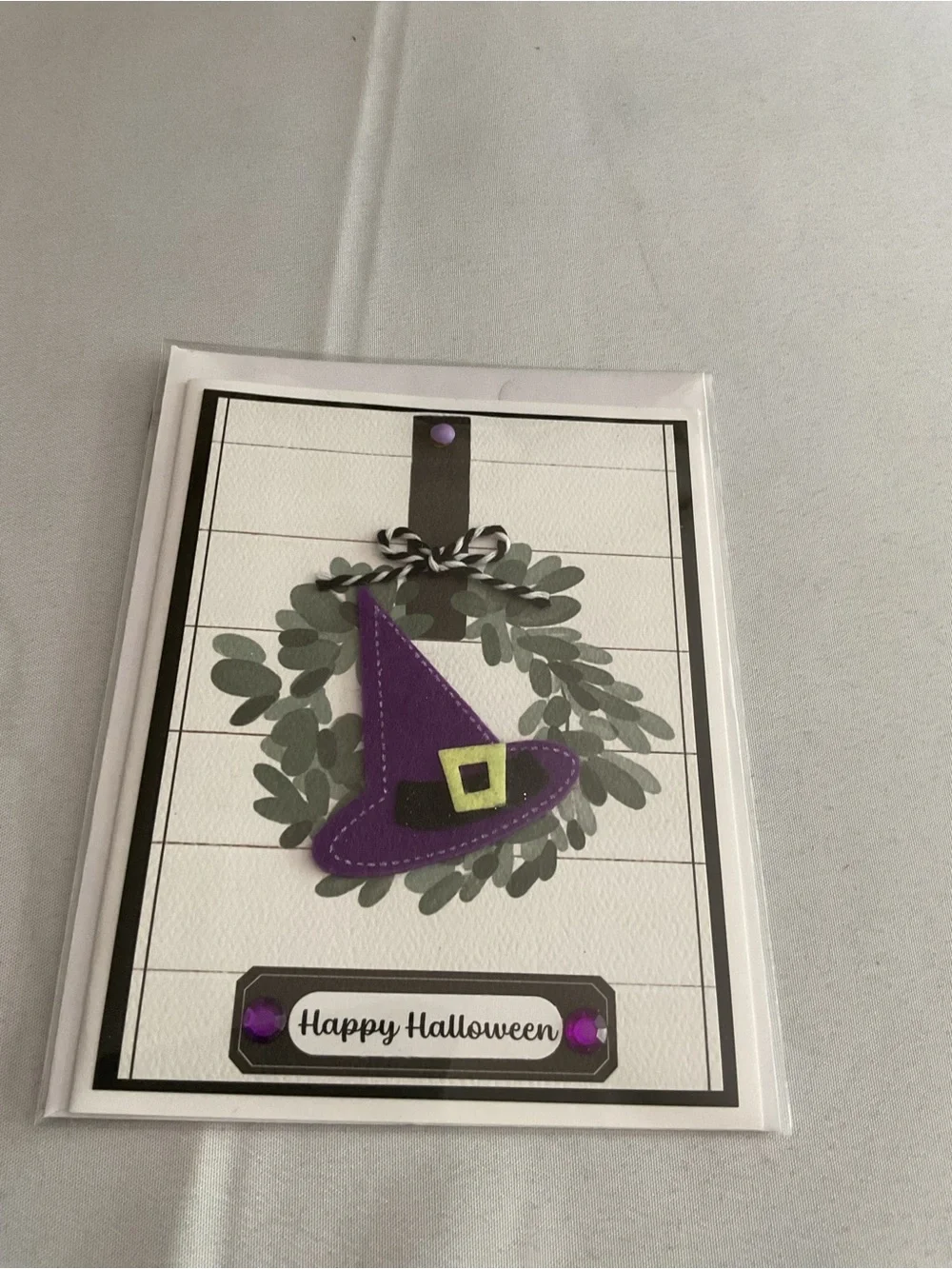 ( Set of 7 ) Handmade Halloween Greeting Cards